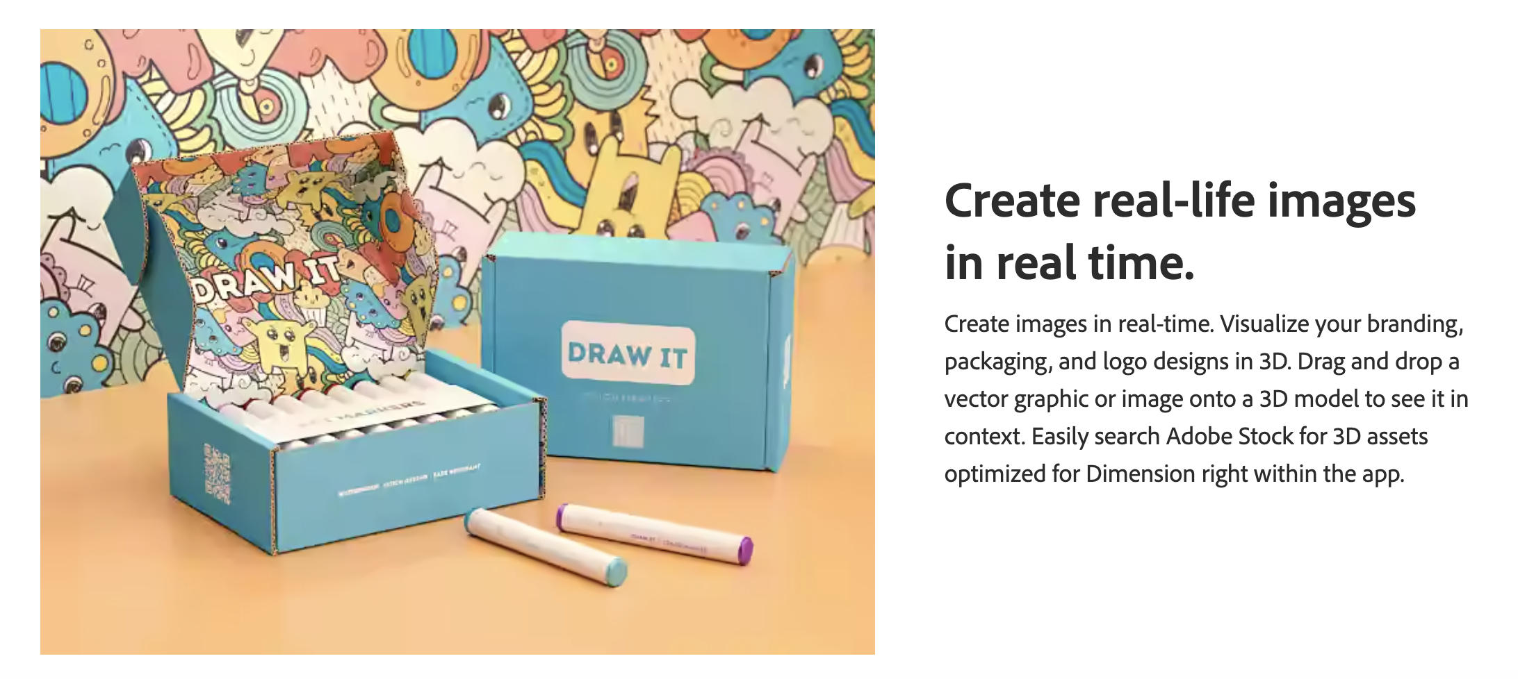screenshot of Adobe Dimension